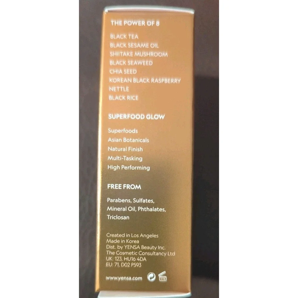 Yensa‎ Super Serum Silk Bronzing Drops 8 SuperBlacks Essence 1 Fl Oz